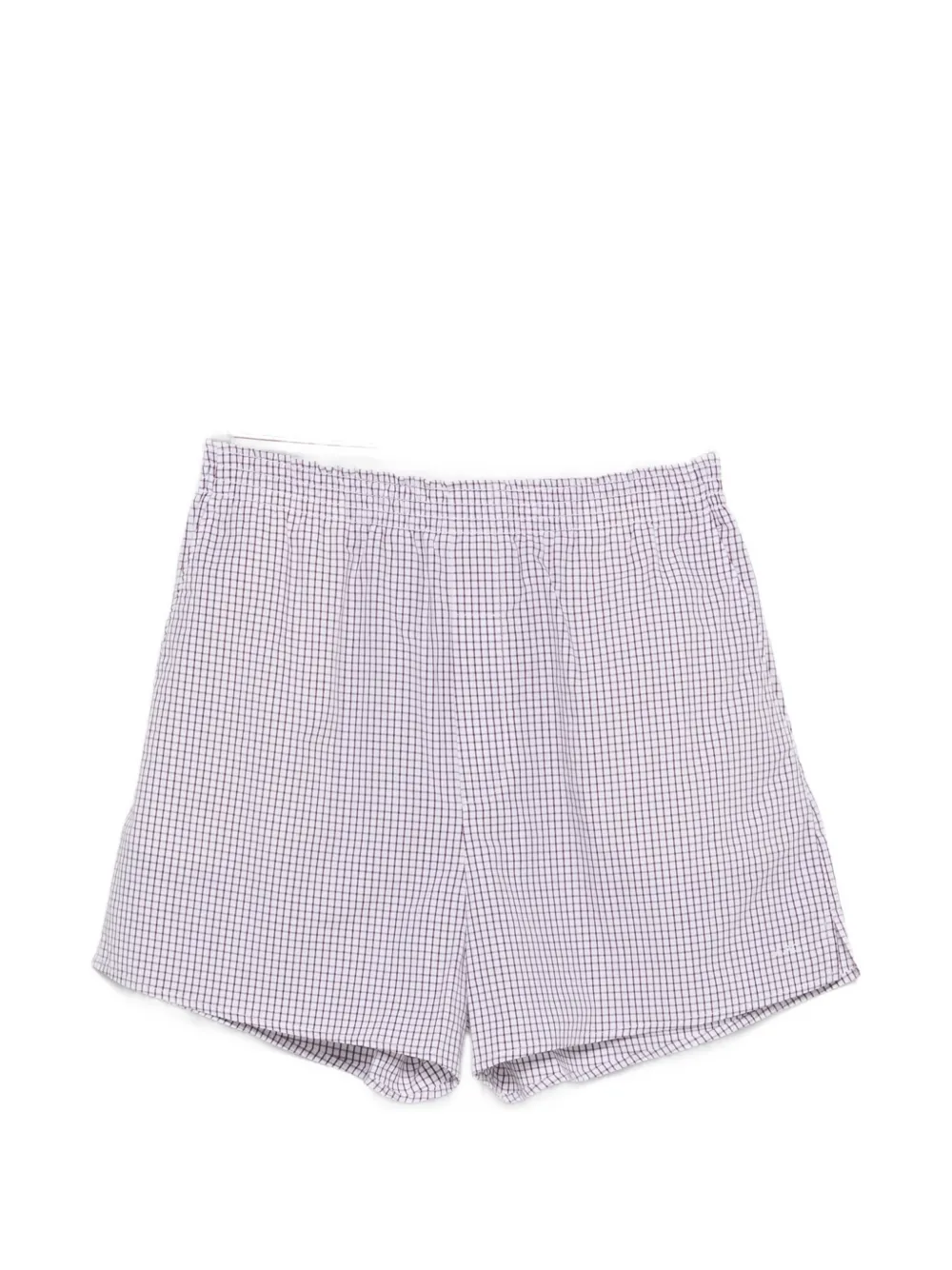 A.P.C. checked shorts - Bianco