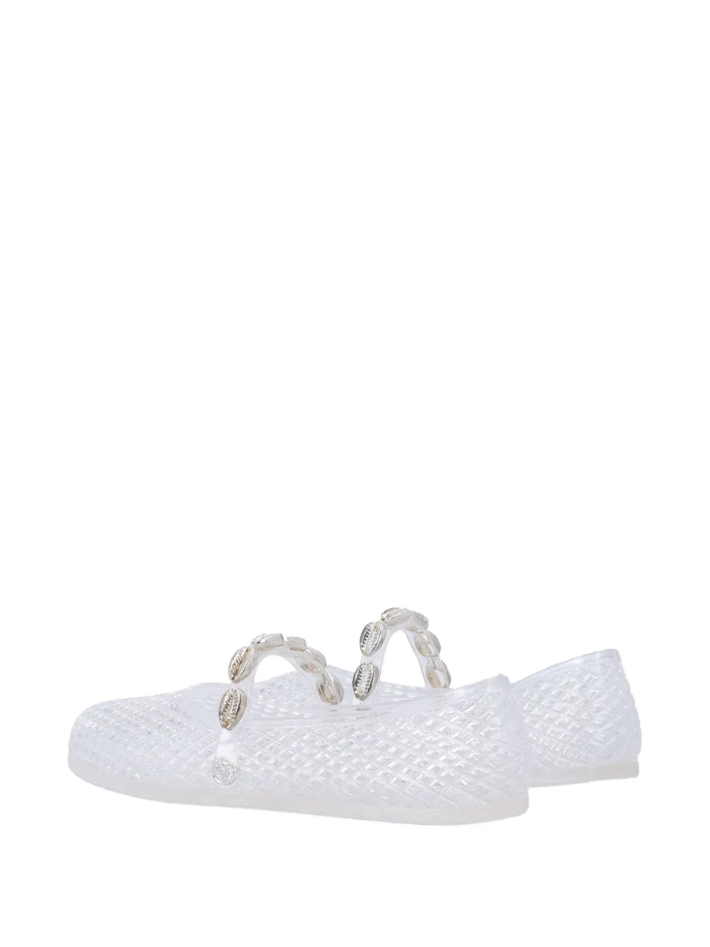 Ancient Greek Sandals shell embellished ballet flats Wit