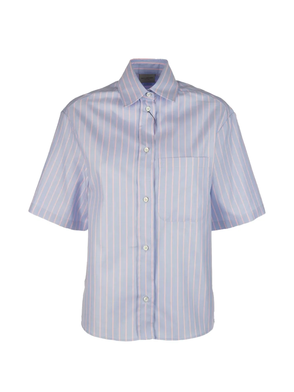 Paul & Shark striped short-sleeve shirt - Blu