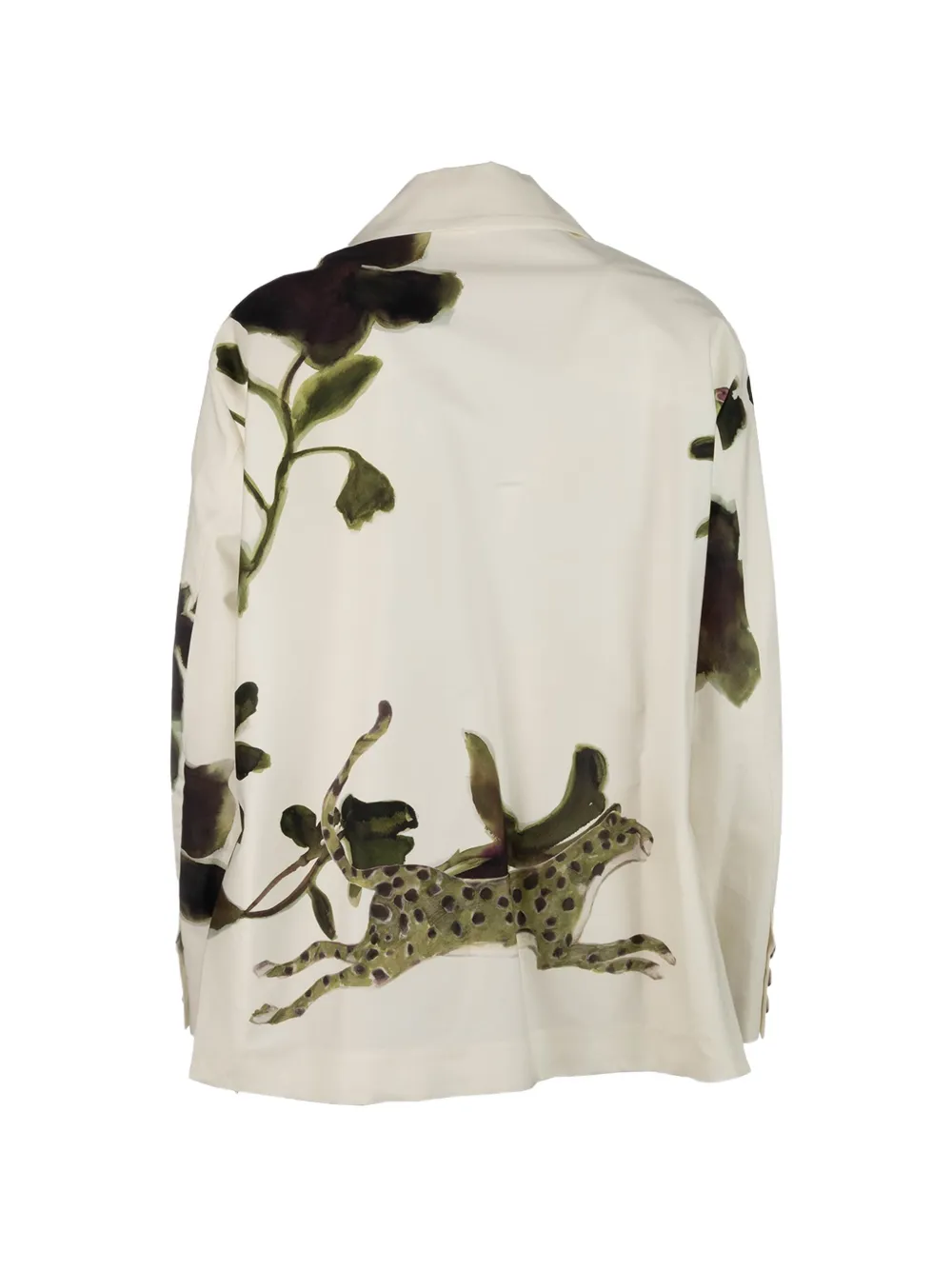  Co.go Blazer Con Estampado Floral - Neutro 