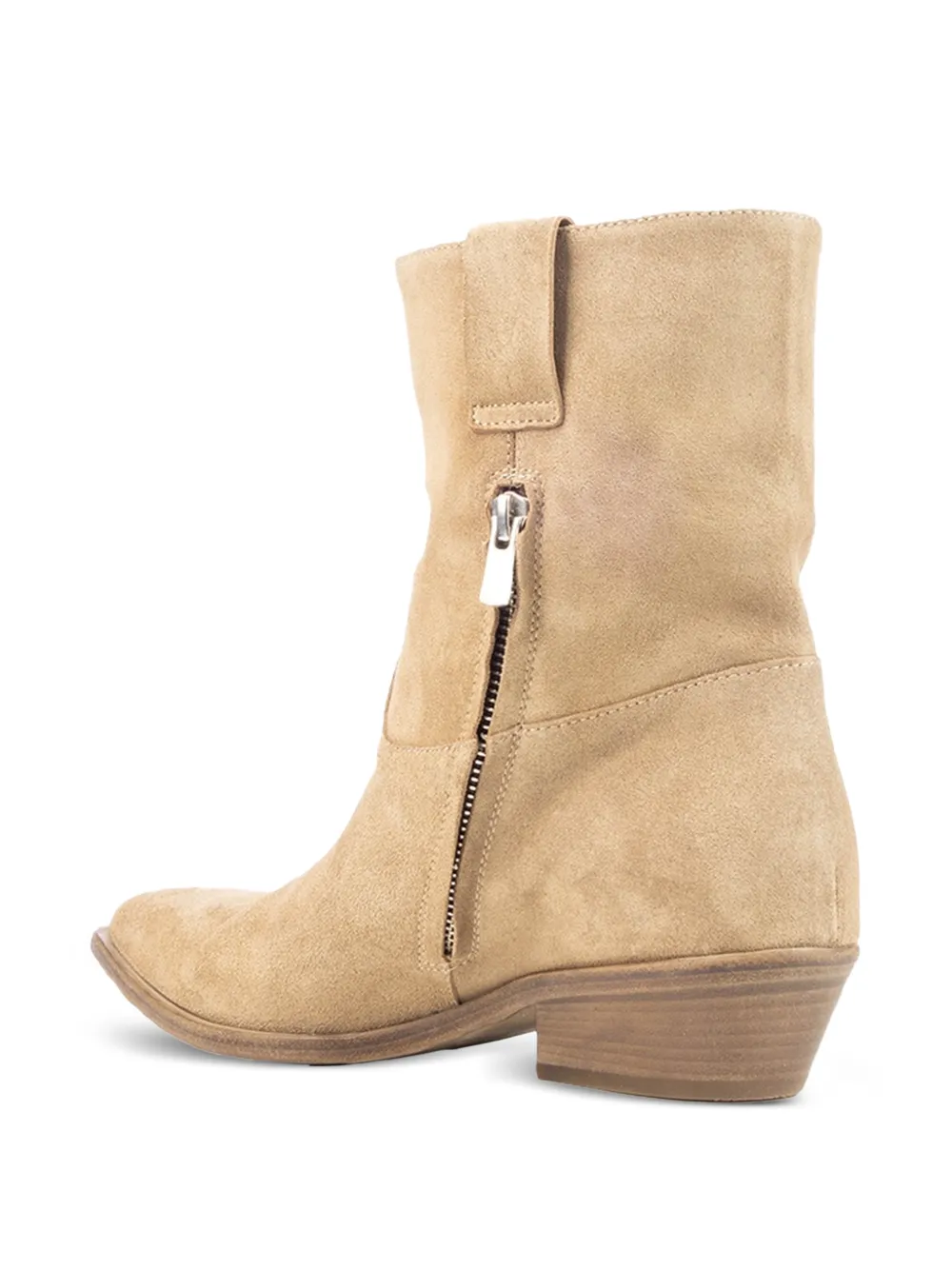 Officine Creative suede boots Beige