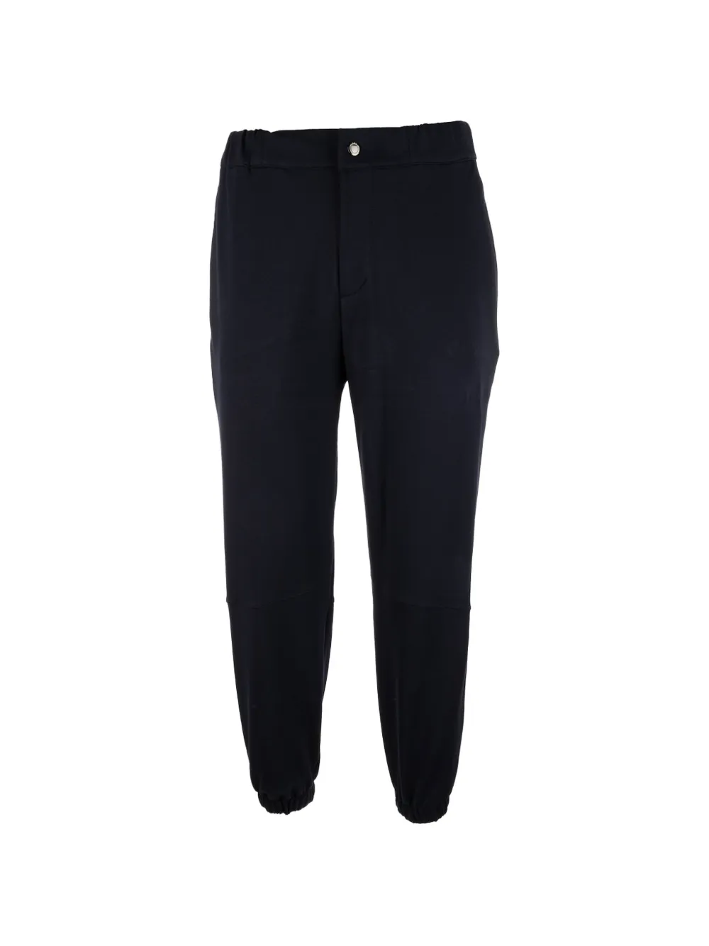 Kired button-fastening elasticated-hem trousers - Blu