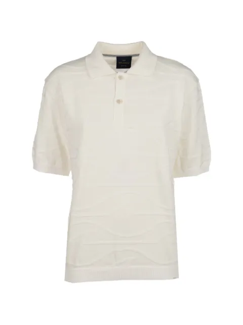Paul & Shark textured-knit polo shirt