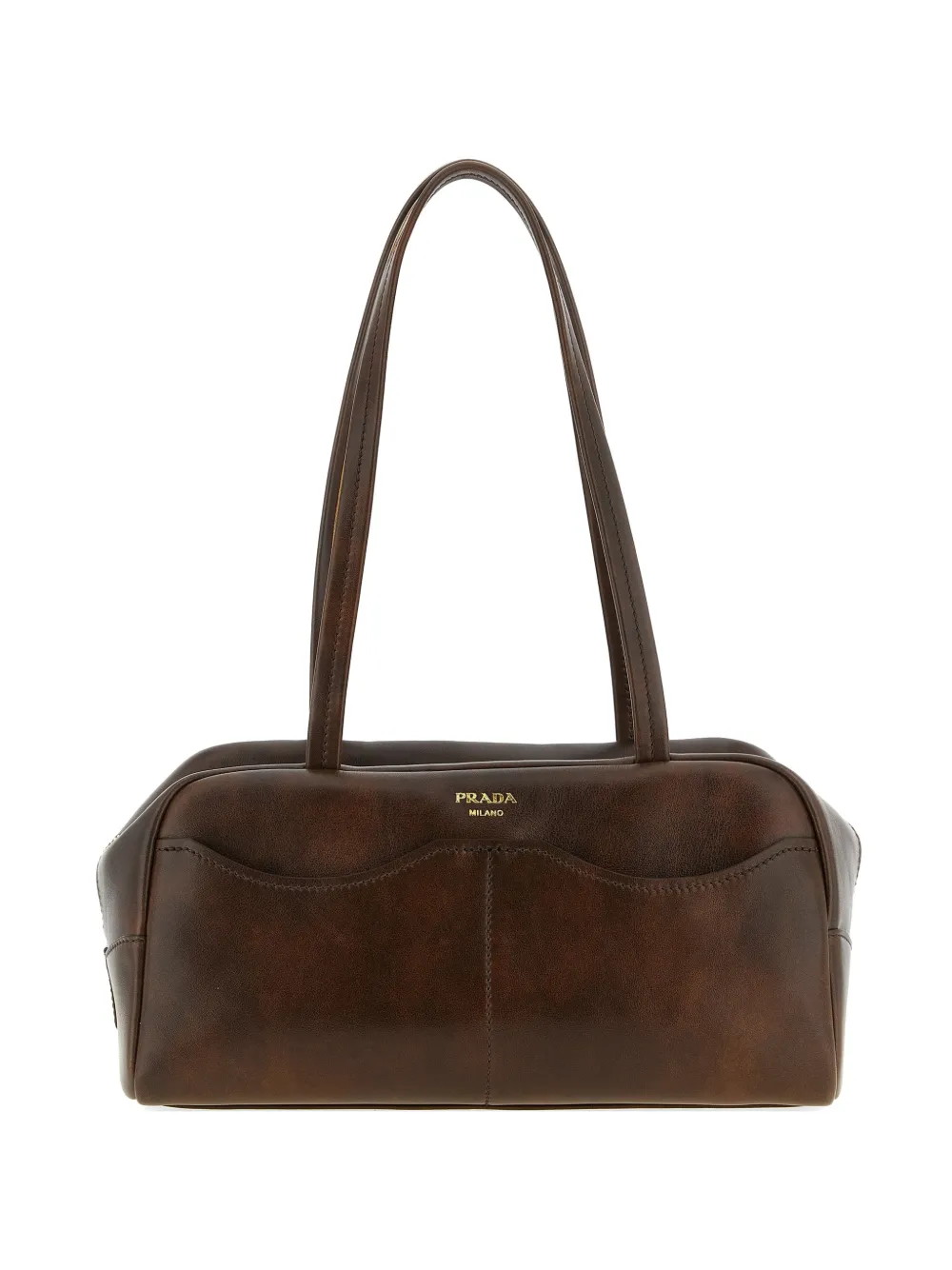 Prada large Carry shoulder bag - Marrone