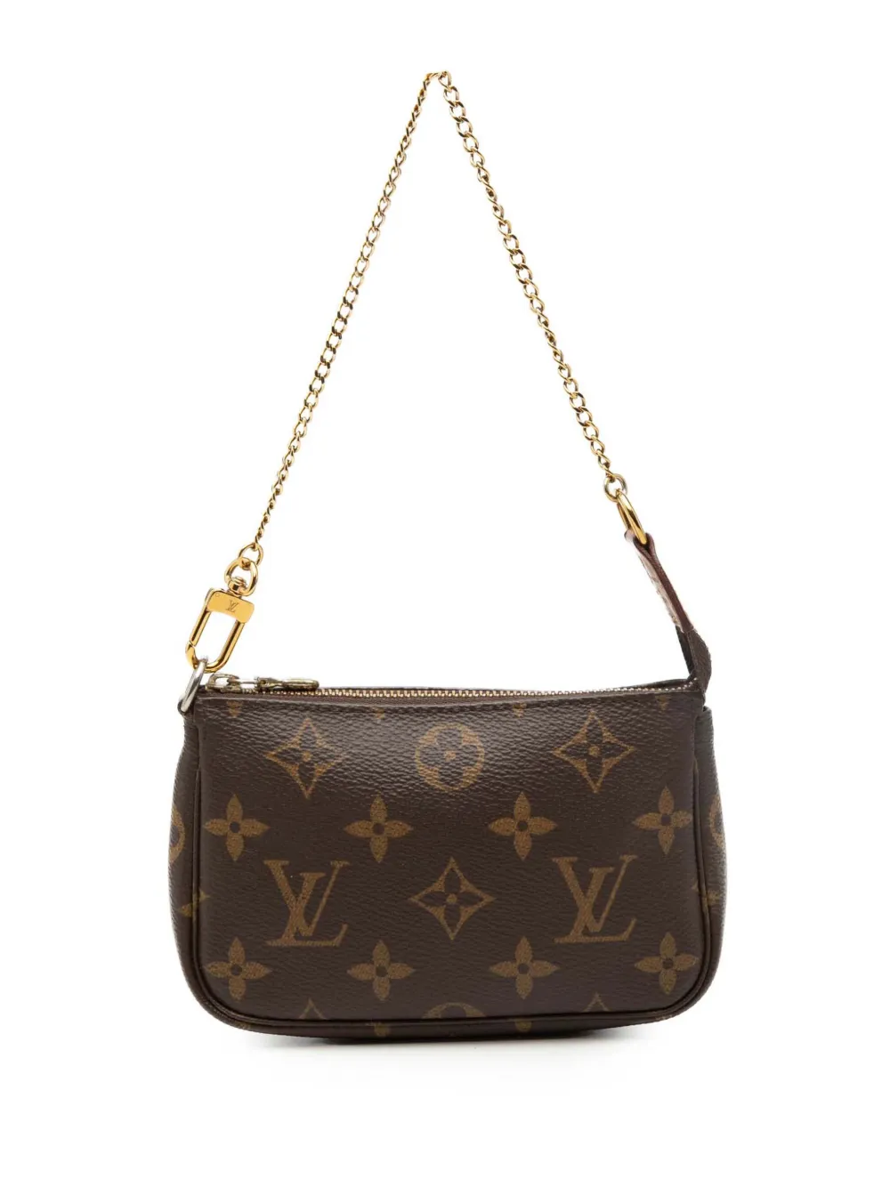 Louis Vuitton Pre-Owned 2021 Monogram Mini Pochette Accessoires handbag - Brown