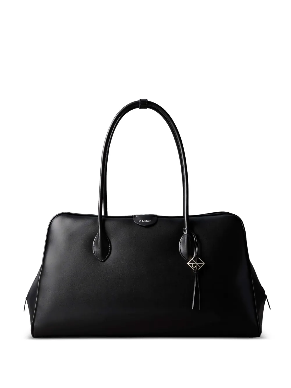 Calvin Klein logo-plaque tote bag - Schwarz