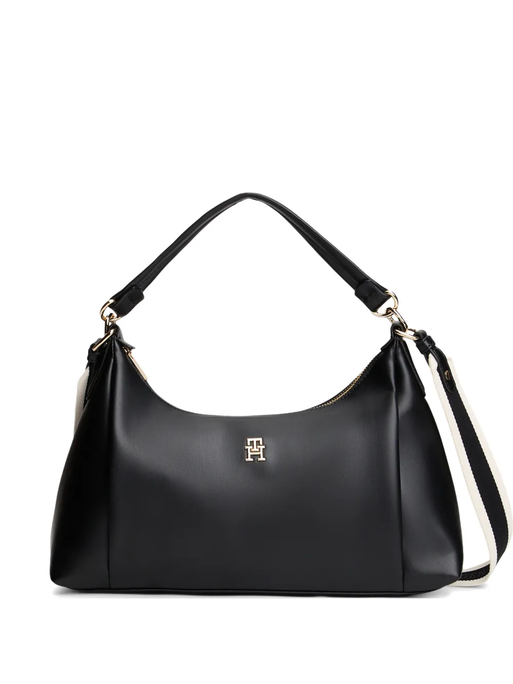 Tommy Hilfiger logo-plaque shoulder bag - Nero