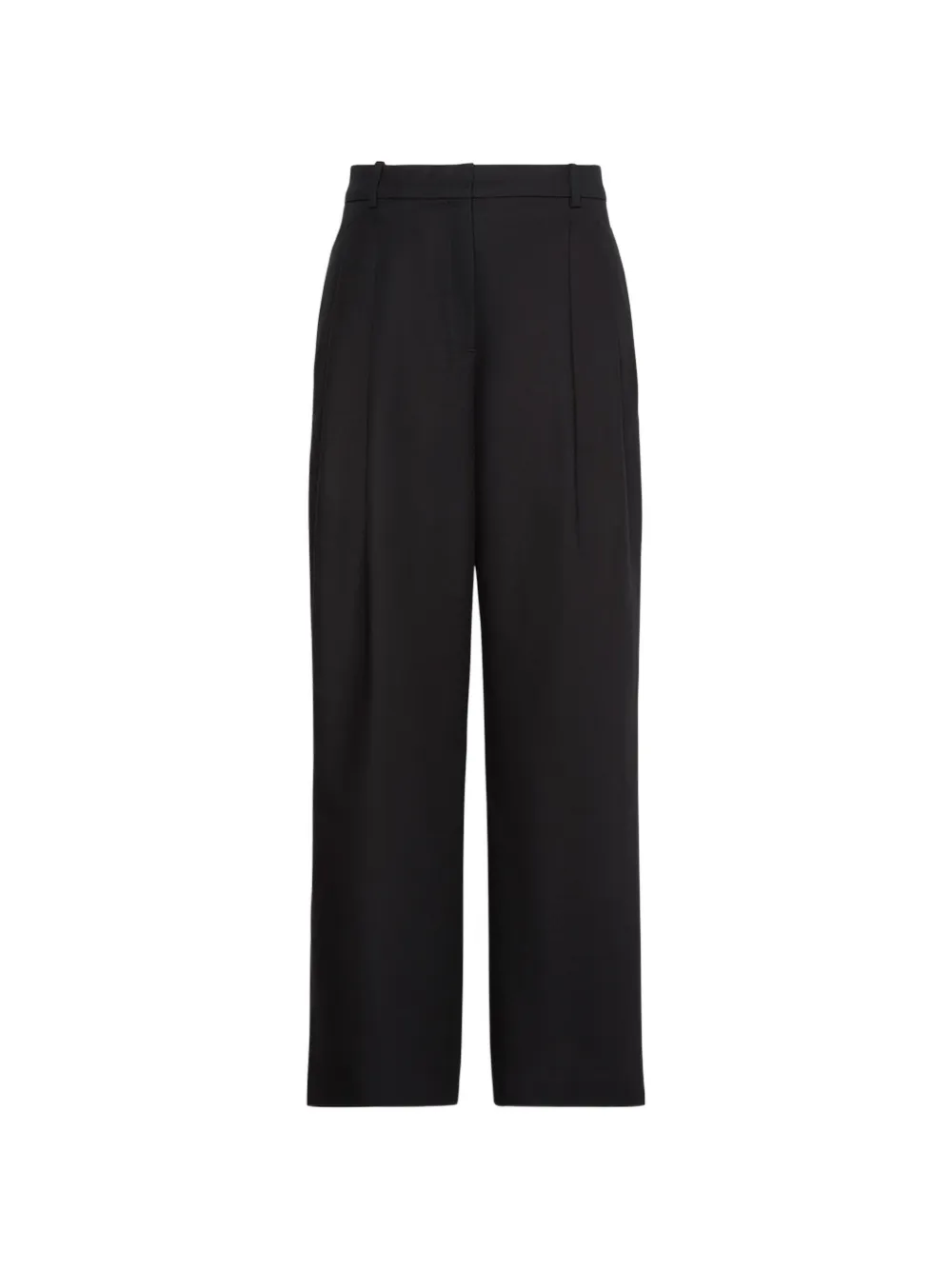 Calvin Klein pleated wide-leg trousers - Schwarz