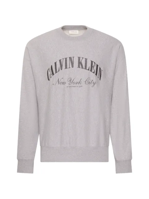 Calvin Klein logo-embroidery sweatshirt