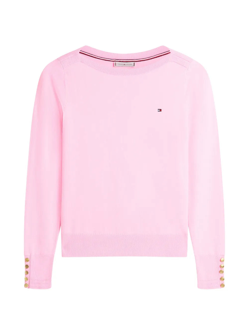 Tommy Hilfiger boat-neck sweater - Rosa