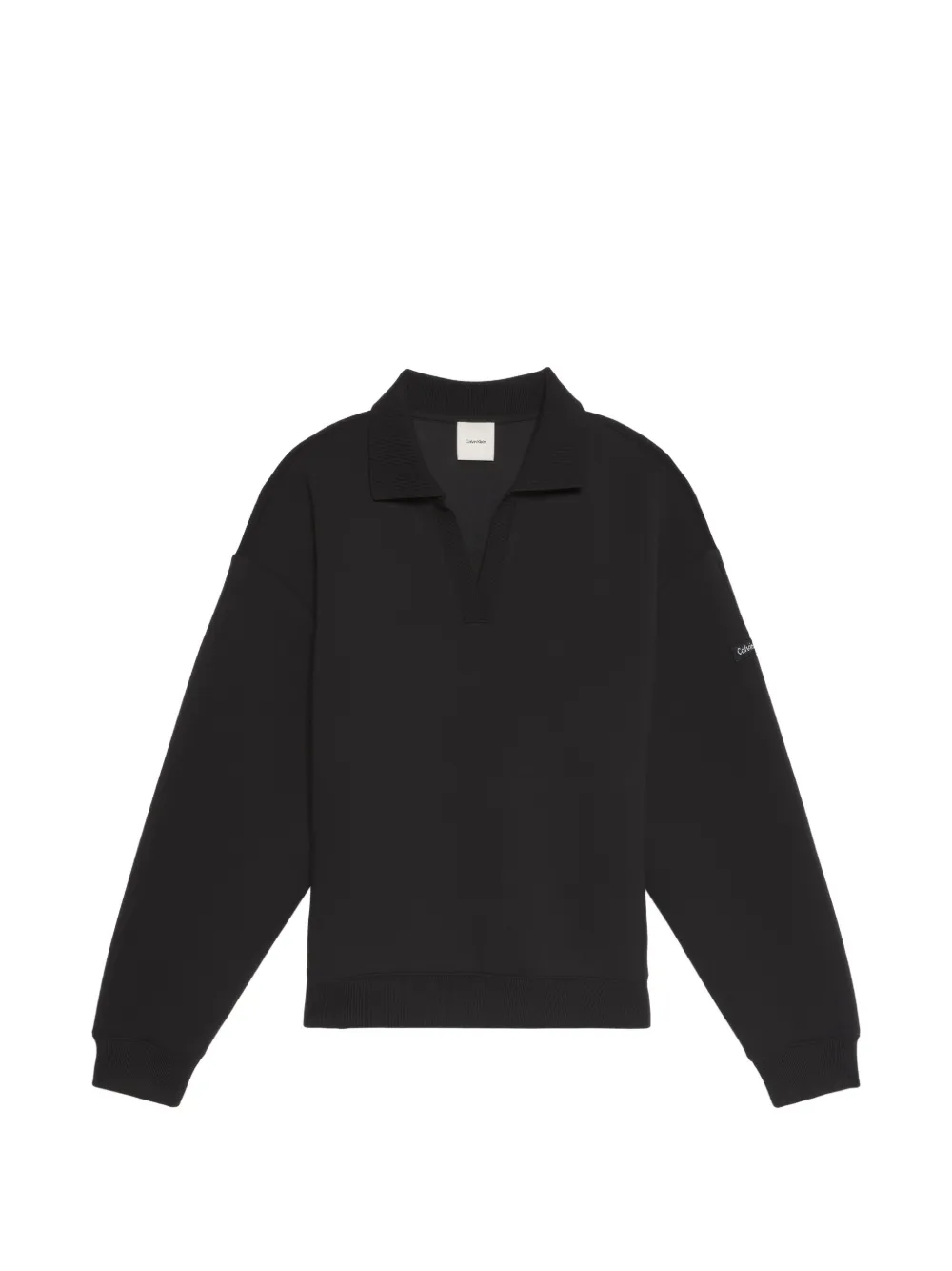 Calvin Klein relaxed-fit V-neck sweater - Nero