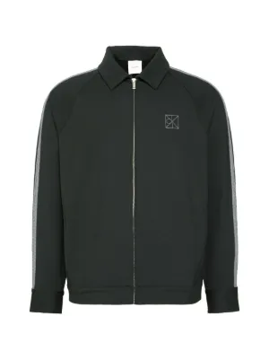 Balenciaga logo-print zip-up Jacket | Black | FARFETCH IN