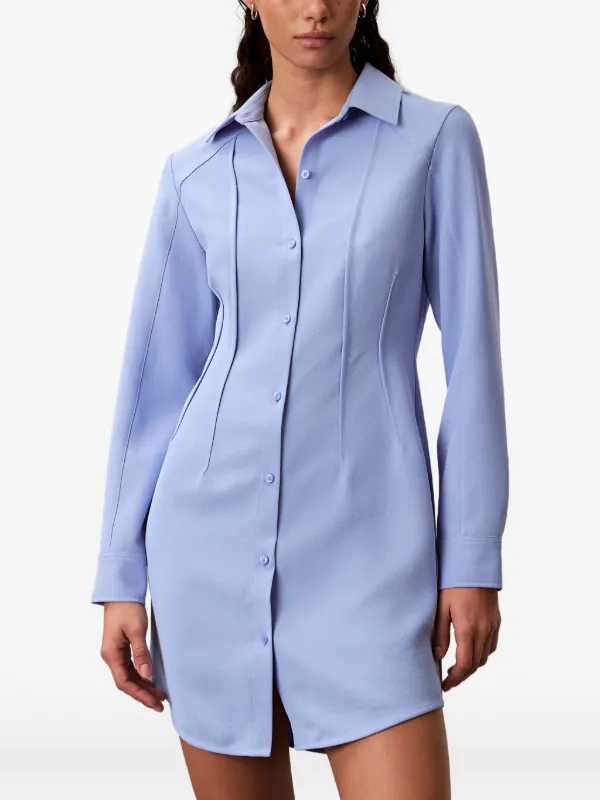 panelled shirt dress Calvin Klein Panelled Shirt Dress