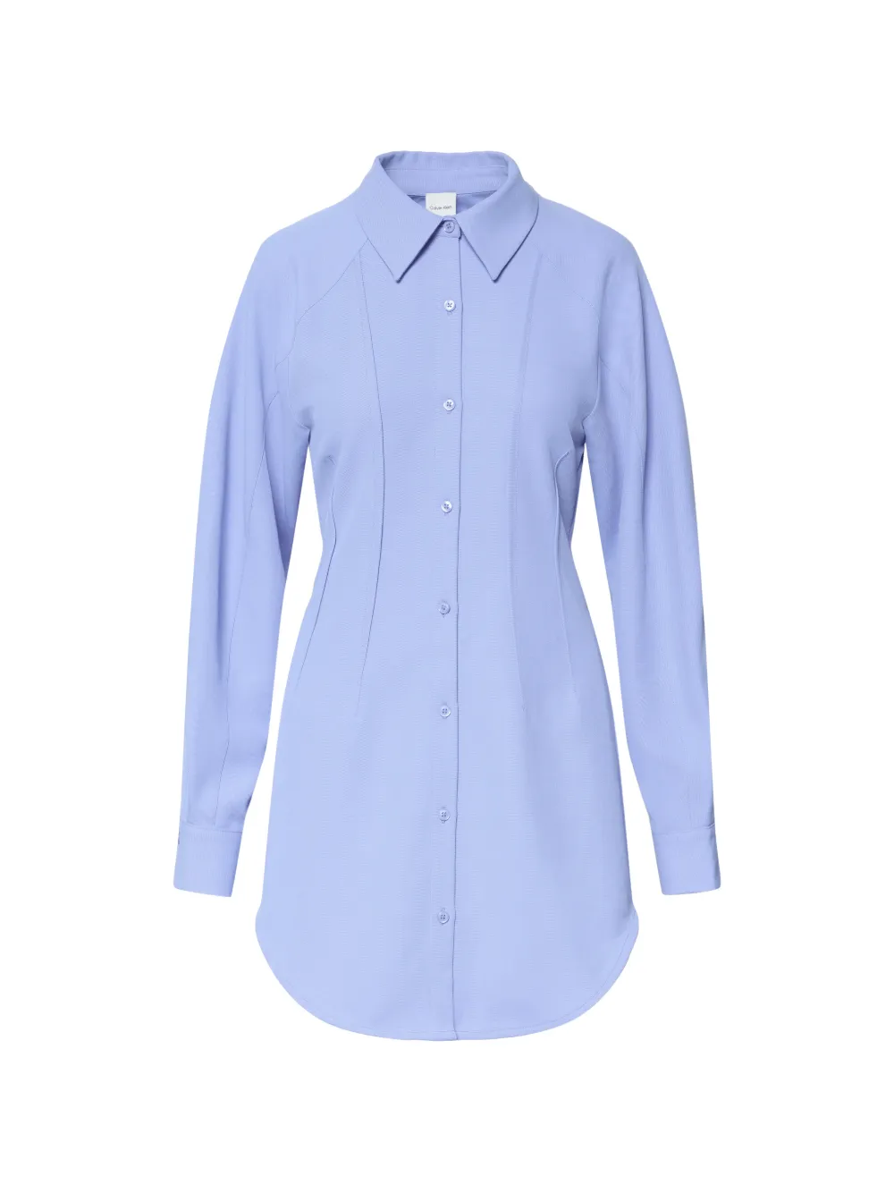 Calvin Klein panelled shirt dress - Blau