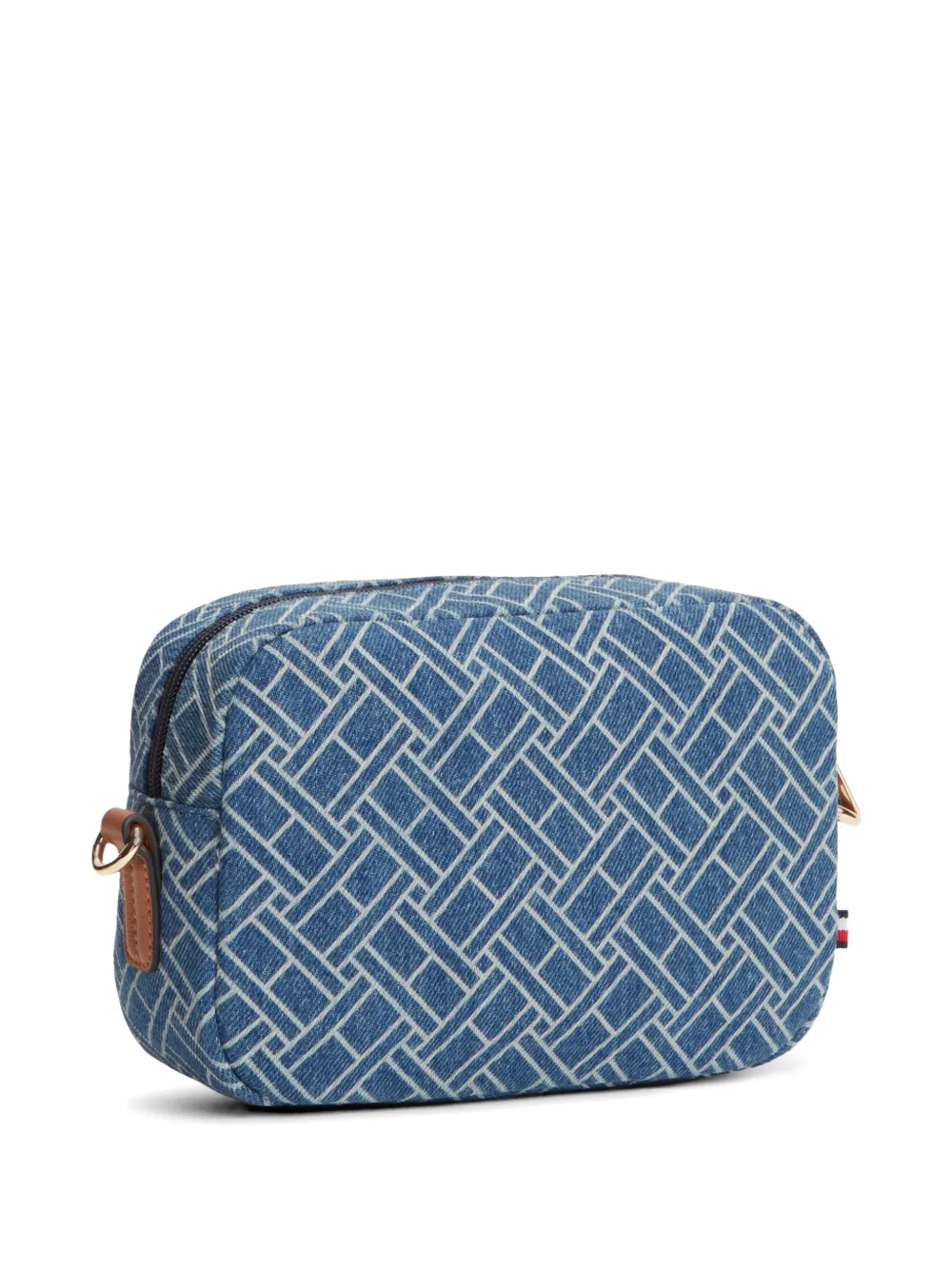 Tommy Hilfiger Schoudertas met monogramprint Blauw