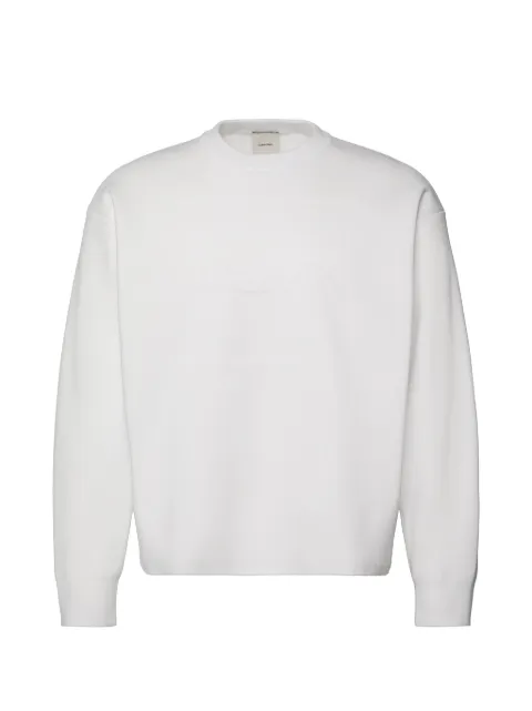 Calvin Klein embossed-logo sweater