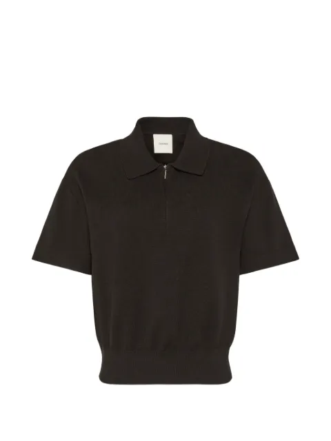 Calvin Klein quarter-zip short-sleeve sweater
