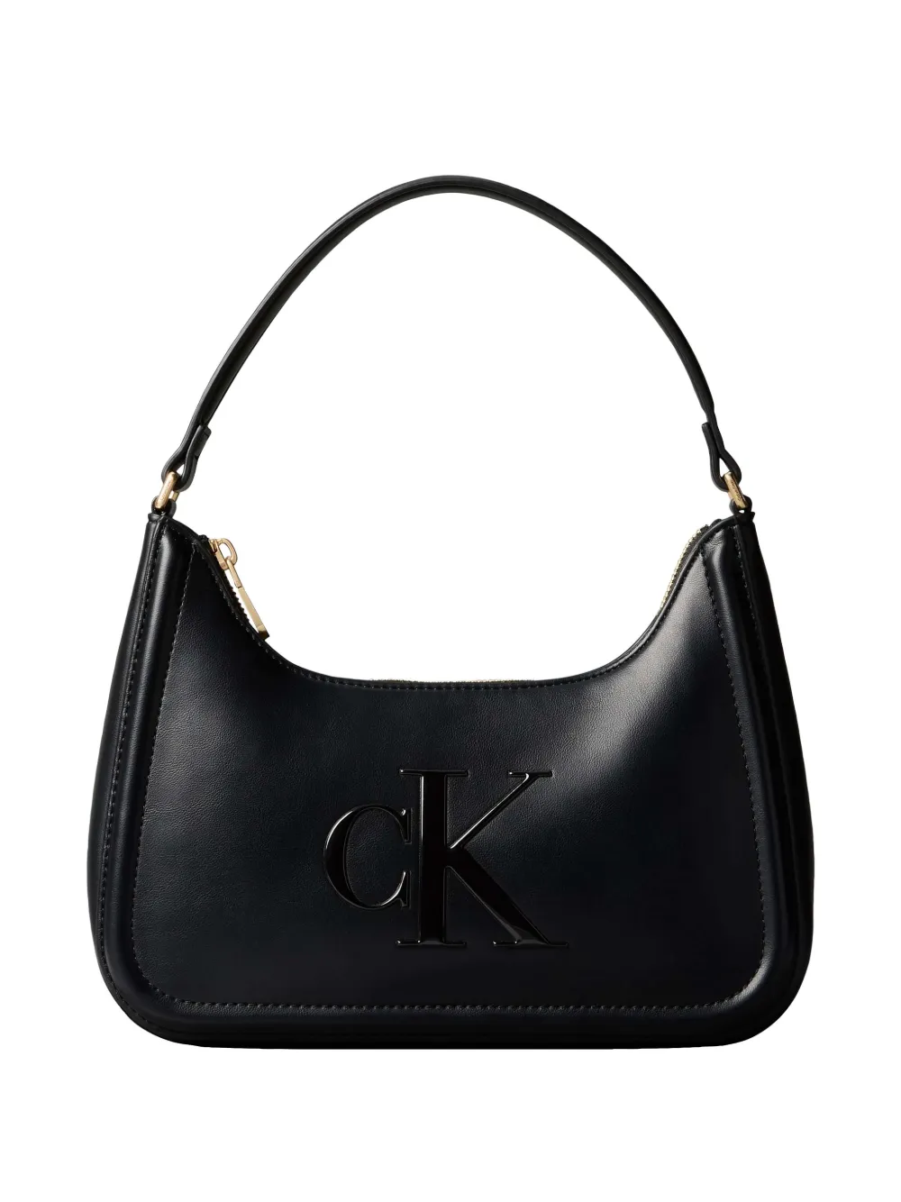 Calvin Klein logo-embossed shoulder bag - Nero