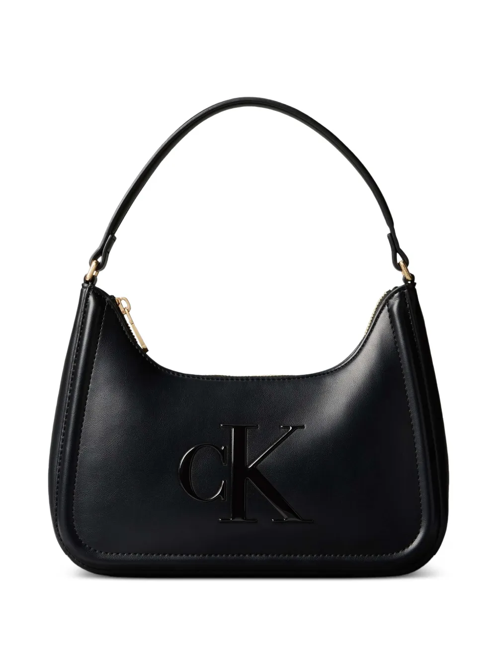 Calvin Klein logo-embossed shoulder bag - Nero