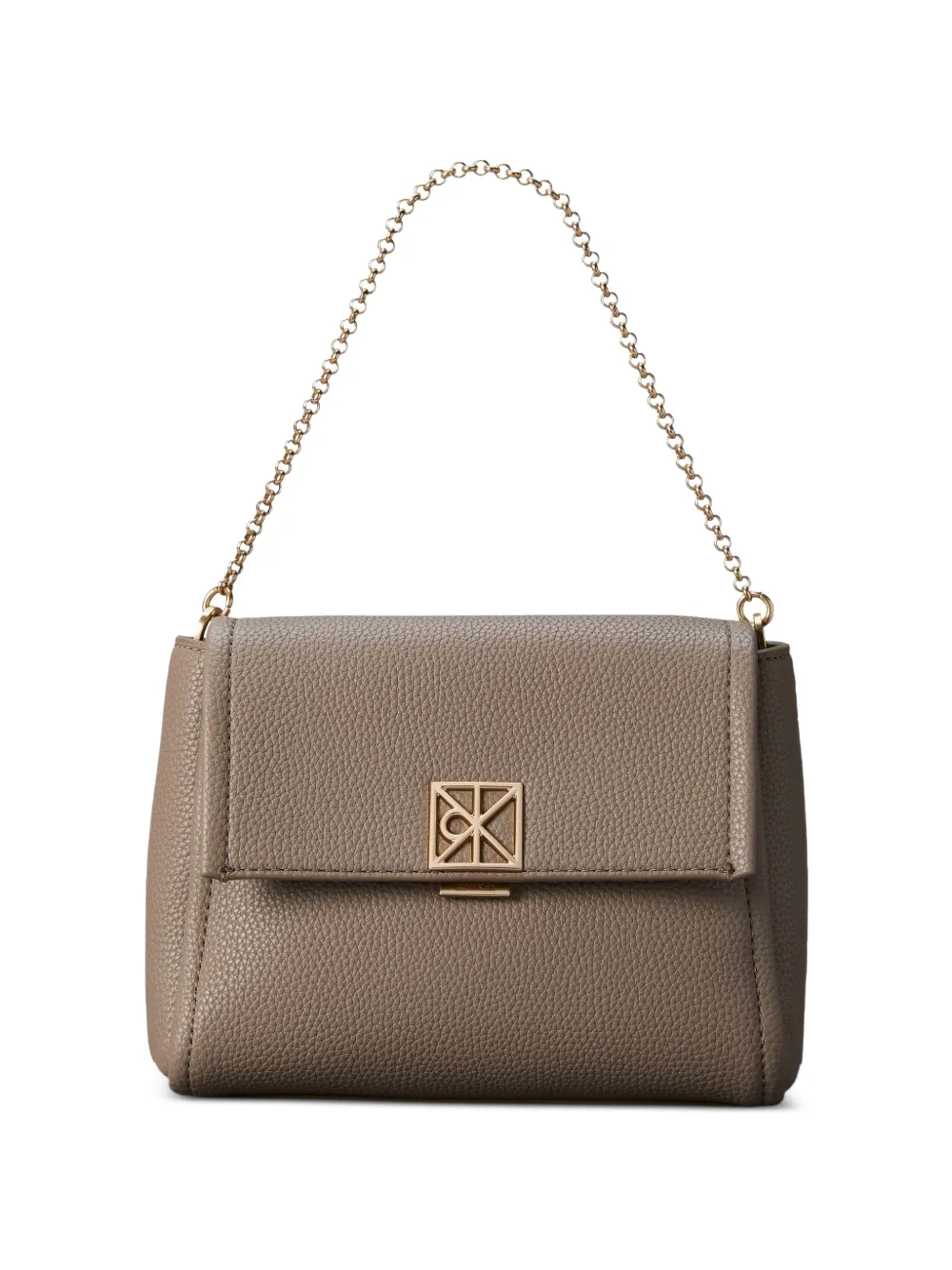 Calvin Klein leather shoulder bag - Toni neutri