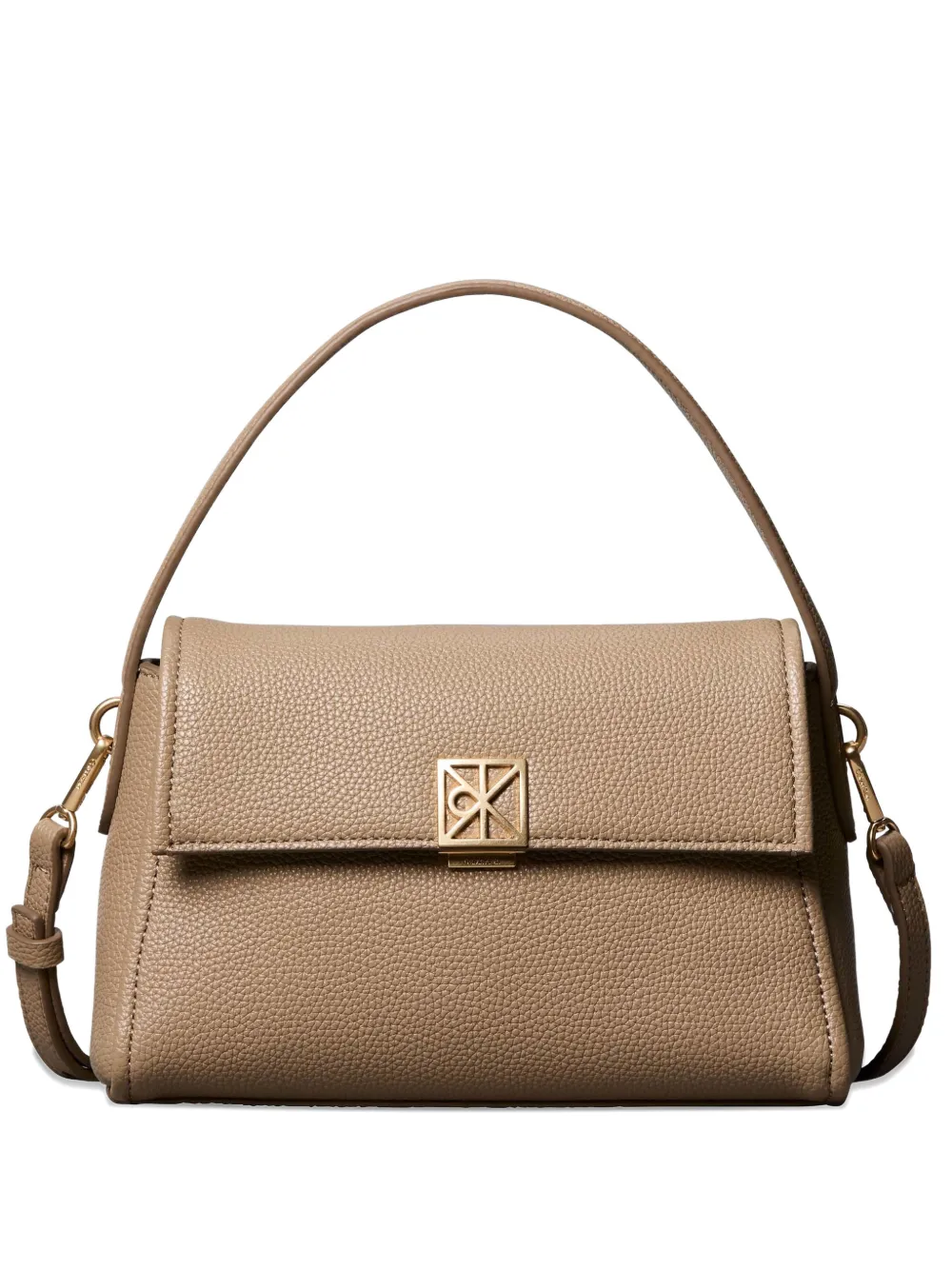 Calvin Klein leather shoulder bag - Toni neutri