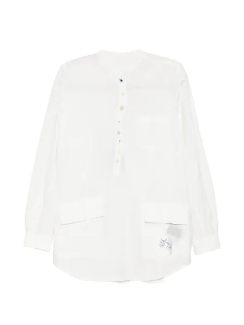 Undercover button-placket pocket-detail shirt