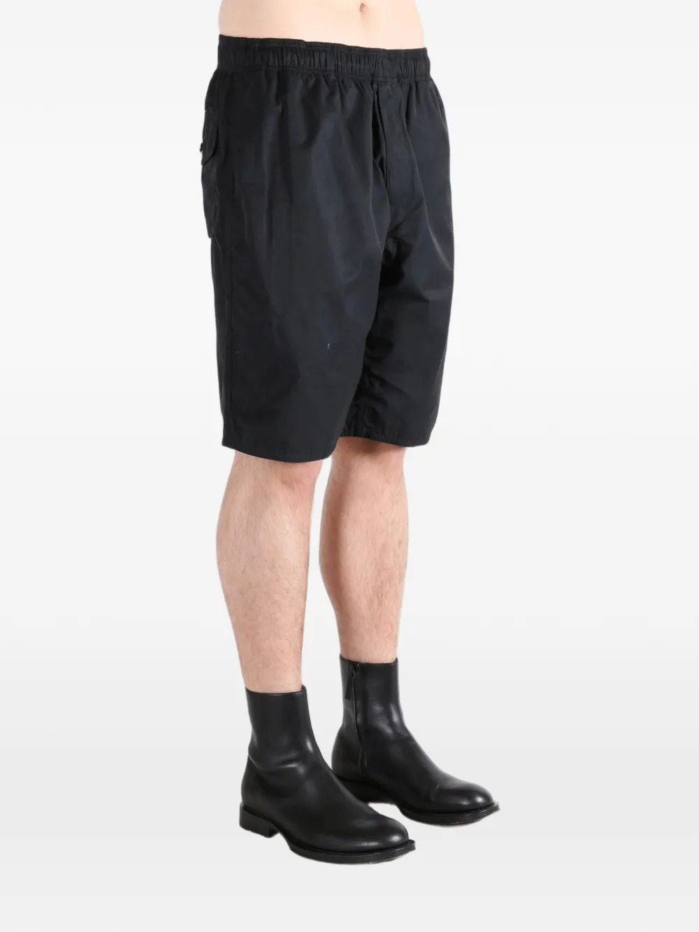 Nanamica Cargo shorts met elastische taille Zwart