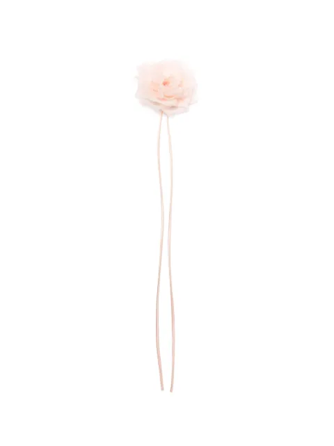 Max Mara Mxario floral-appliqué brooch
