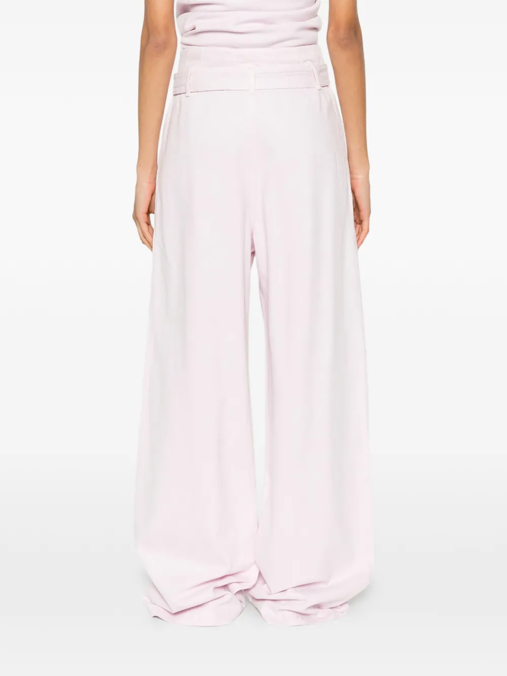 AGOLDE Corset jeans met ceintuur Roze