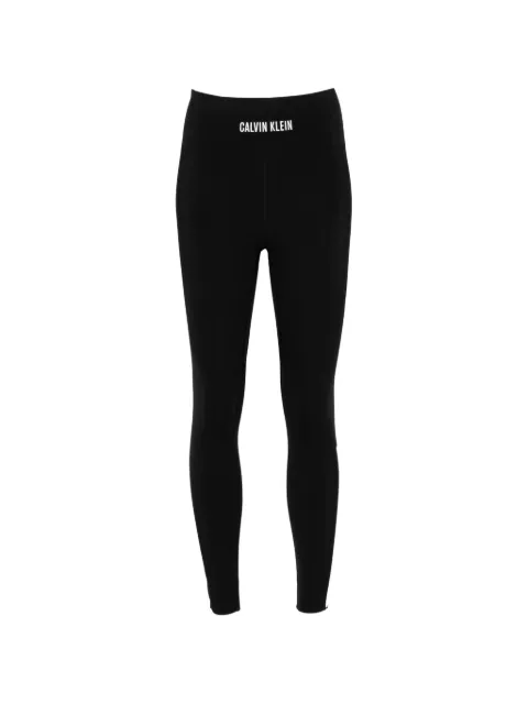 Calvin Klein logo-print performance leggings