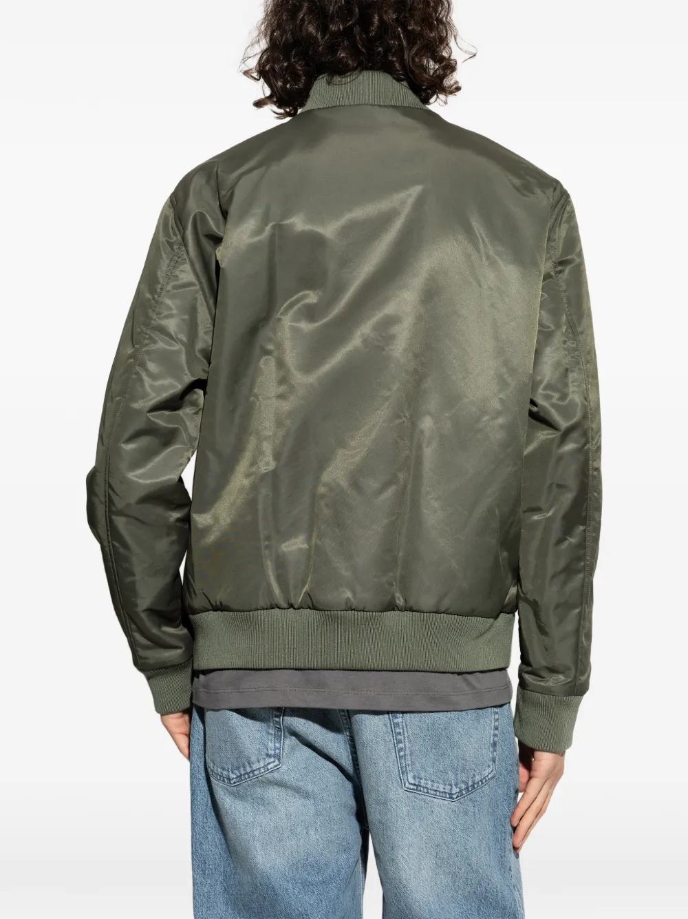 Balmain Omkeerbaar jack met geborduurd logo Groen