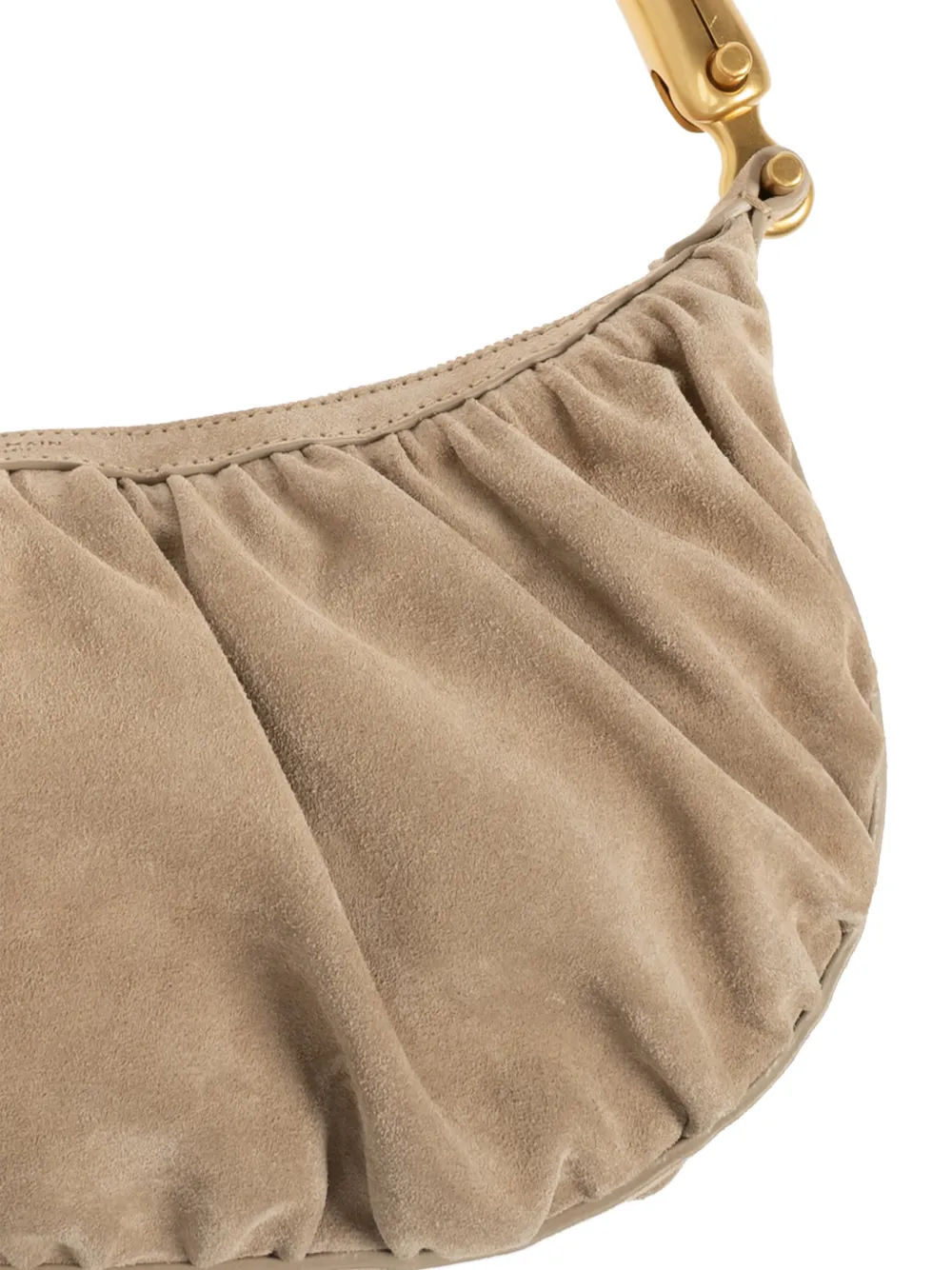 Balmain Ebane schoudertas met gevlochten band Beige