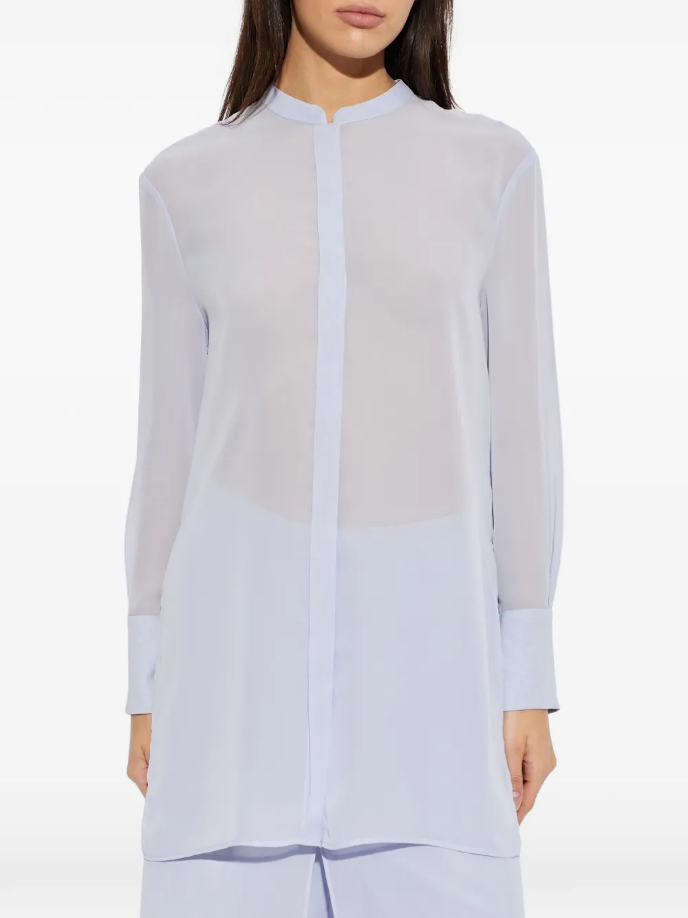 Emporio Armani Oversized blouse Paars