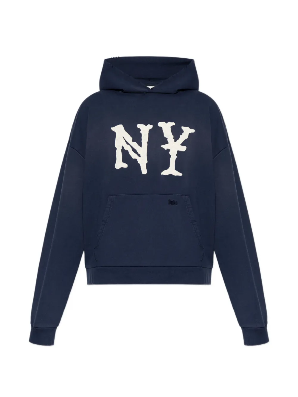 DUKE & DEXTER NY-patch hoodie - Blu