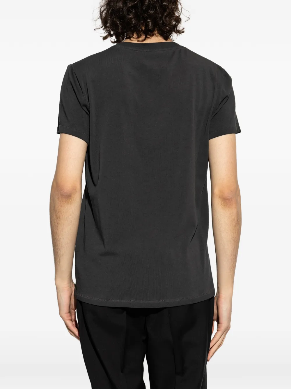 Balmain T-shirt met logoprint Grijs