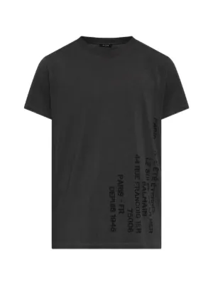 Maison Margiela Numeric logo-embroidered T-shirt | Black | FARFETCH JO