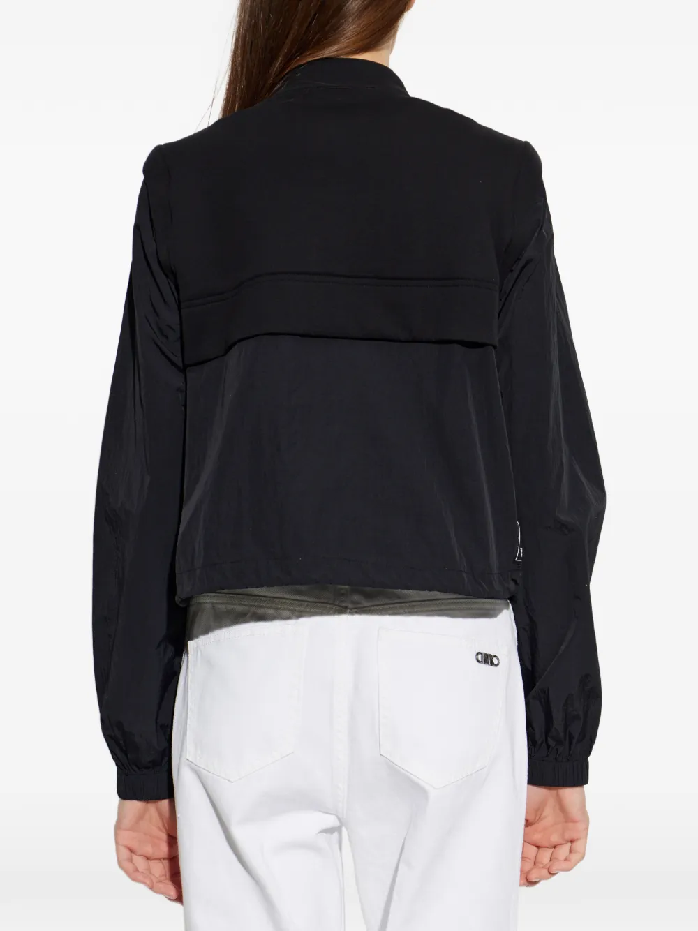 Emporio Armani Jack met afneembare mouwen en trekkoord Zwart