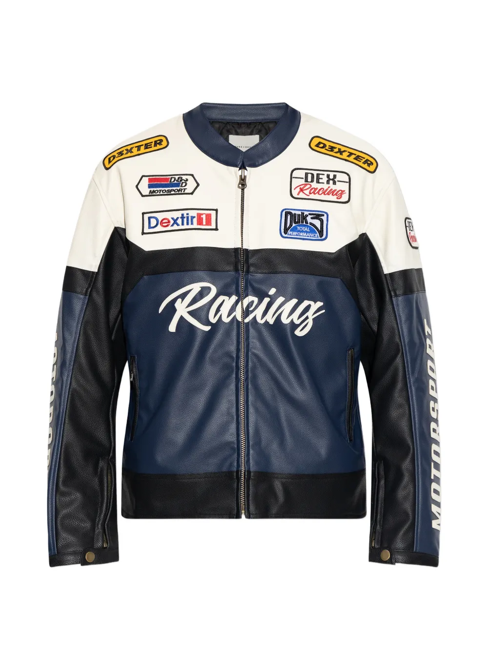 DUKE & DEXTER DR Moto racing jacket - Blu