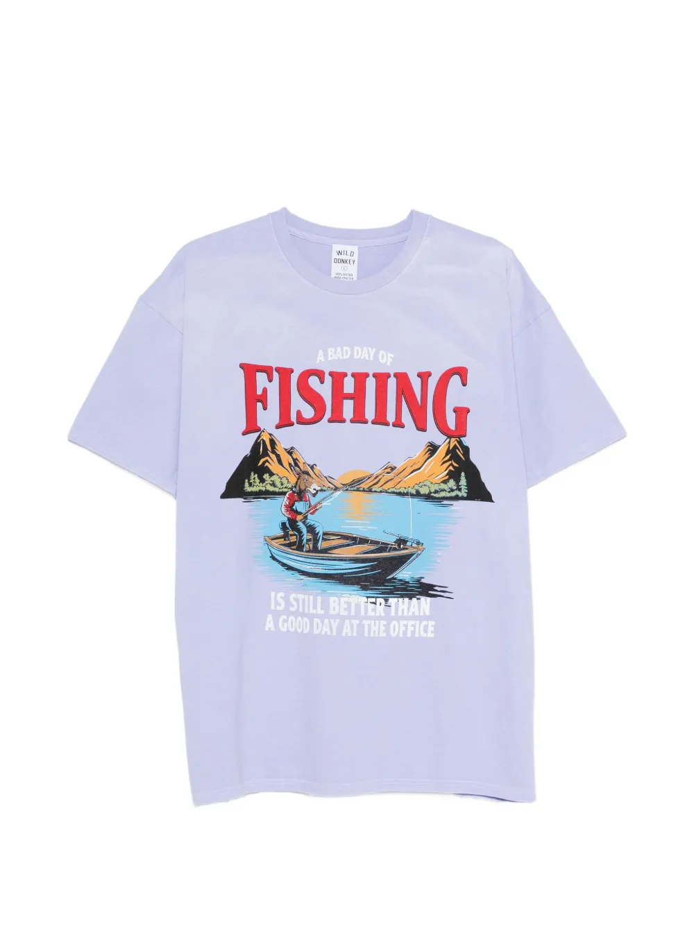 Wild Donkey graphic-print T-shirt - Viola