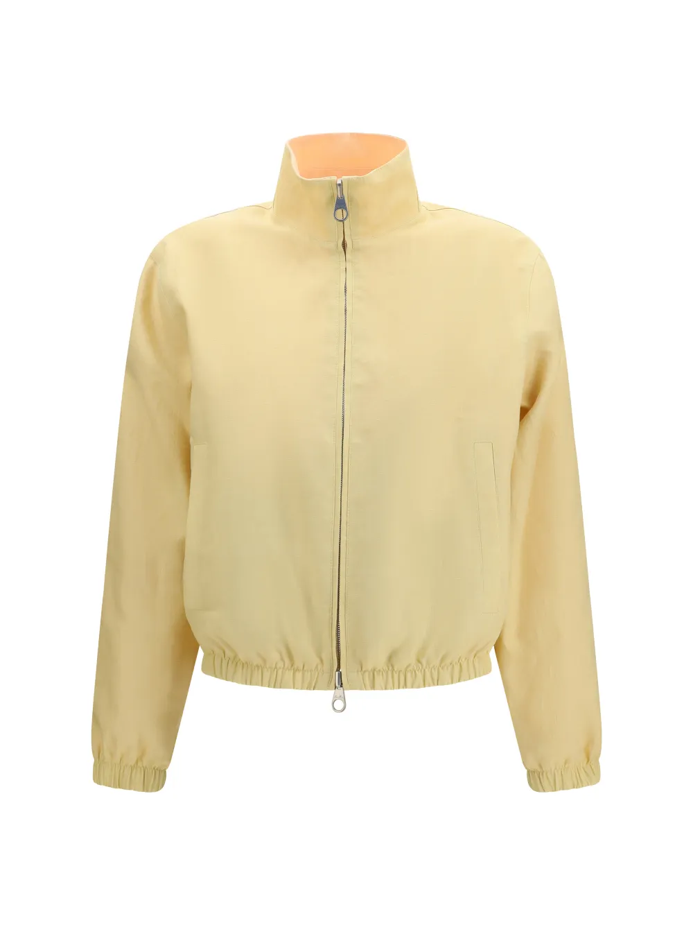 Loro Piana linen bomber jacket - Giallo