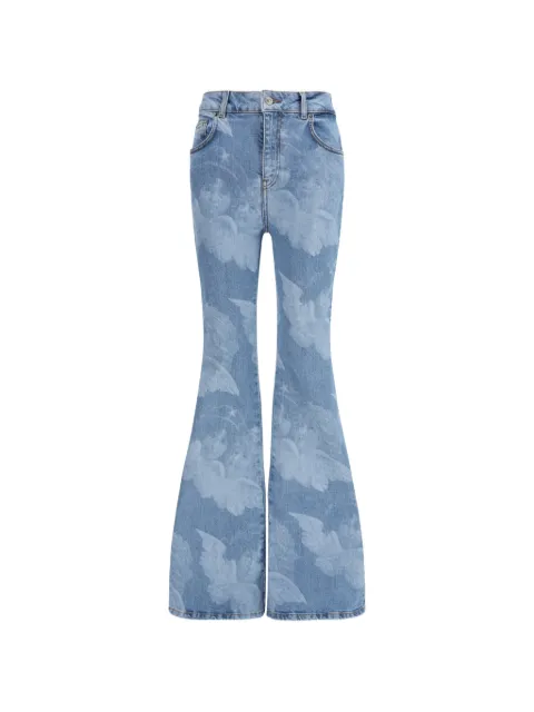 Fiorucci Angels-print flared jeans