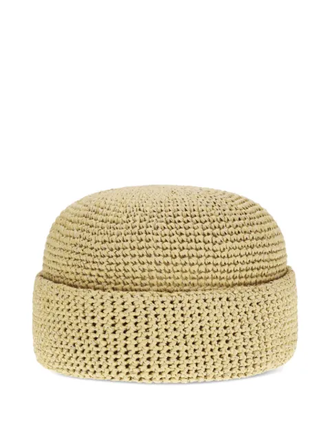 Loro Piana Doroteo crochet-knit beanie hat