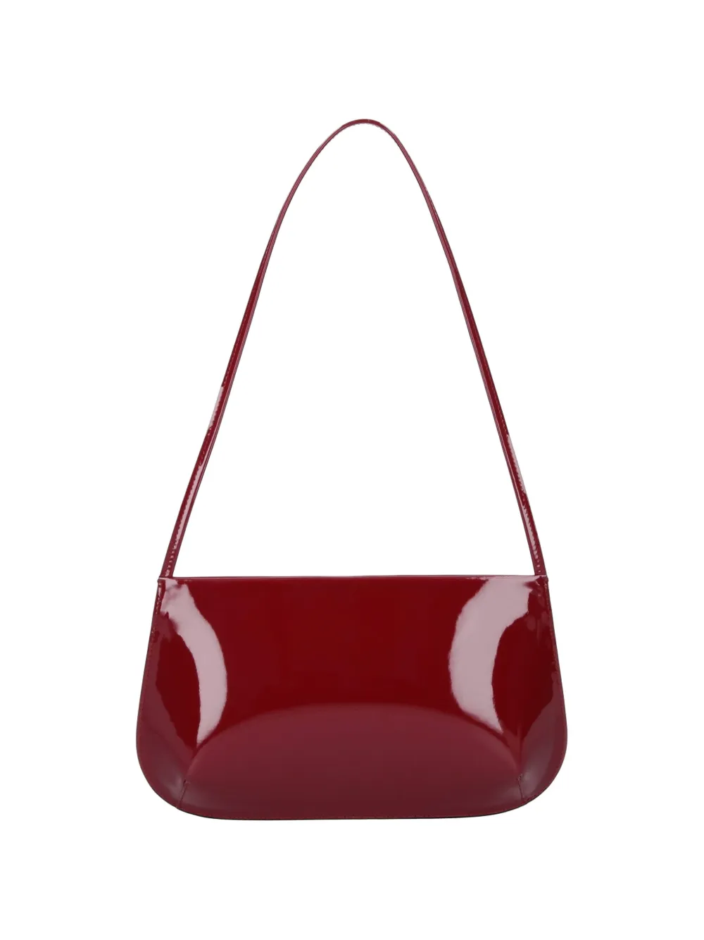 FANE Bra leather shoulder bag - Rosso