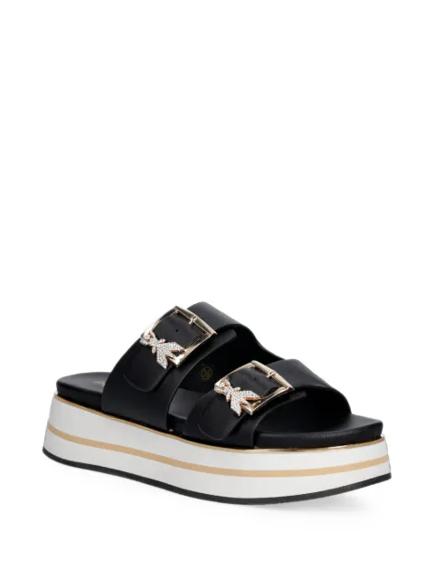 Patrizia Pepe girl buckle-fastening platform sandals