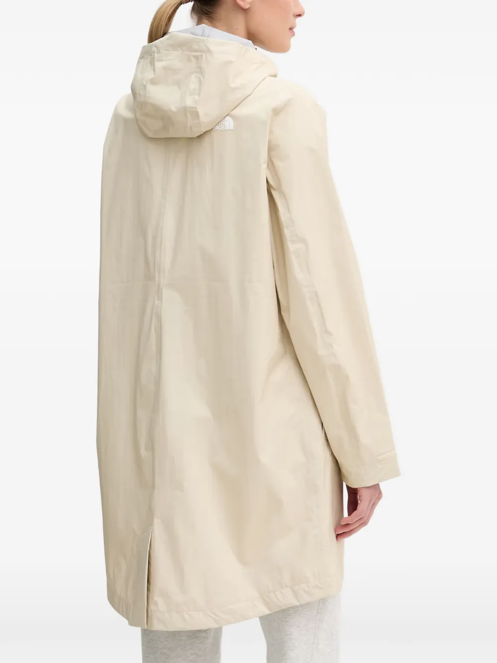The North Face Waterdichte opvouwbare parka met capuchon Beige