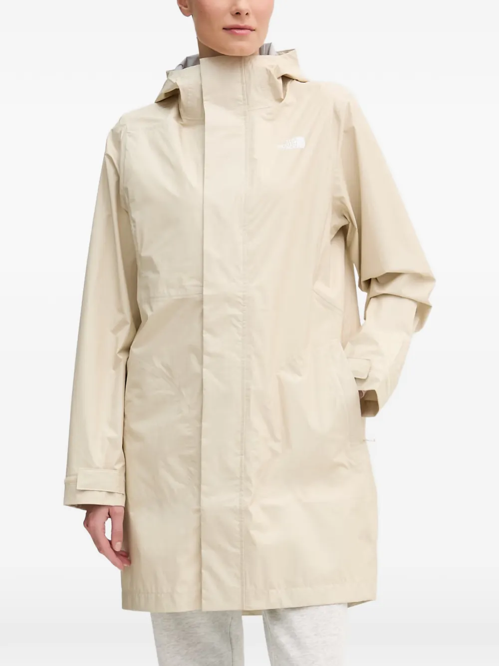 The North Face waterproof packable hooded parka coat - Toni neutri