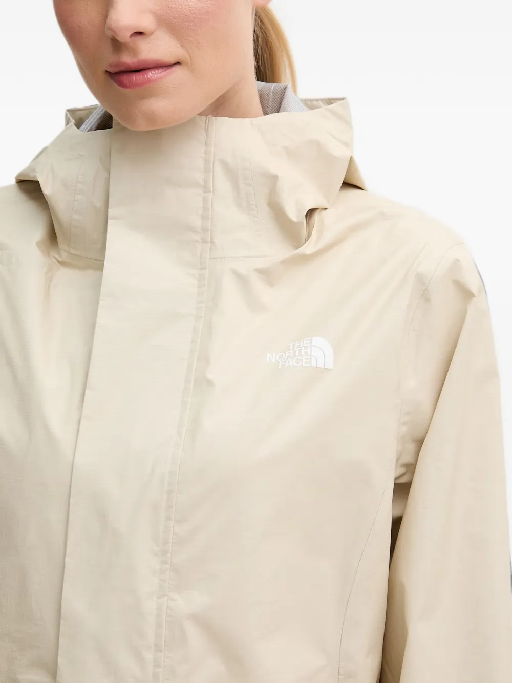 The North Face Waterdichte opvouwbare parka met capuchon Beige