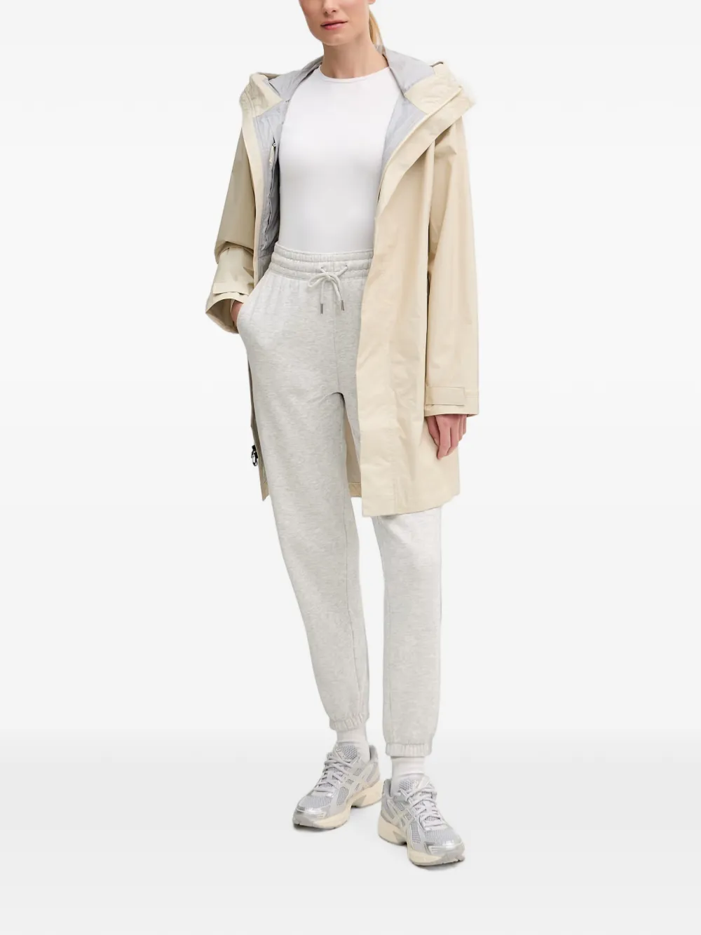 The North Face Waterdichte opvouwbare parka met capuchon Beige
