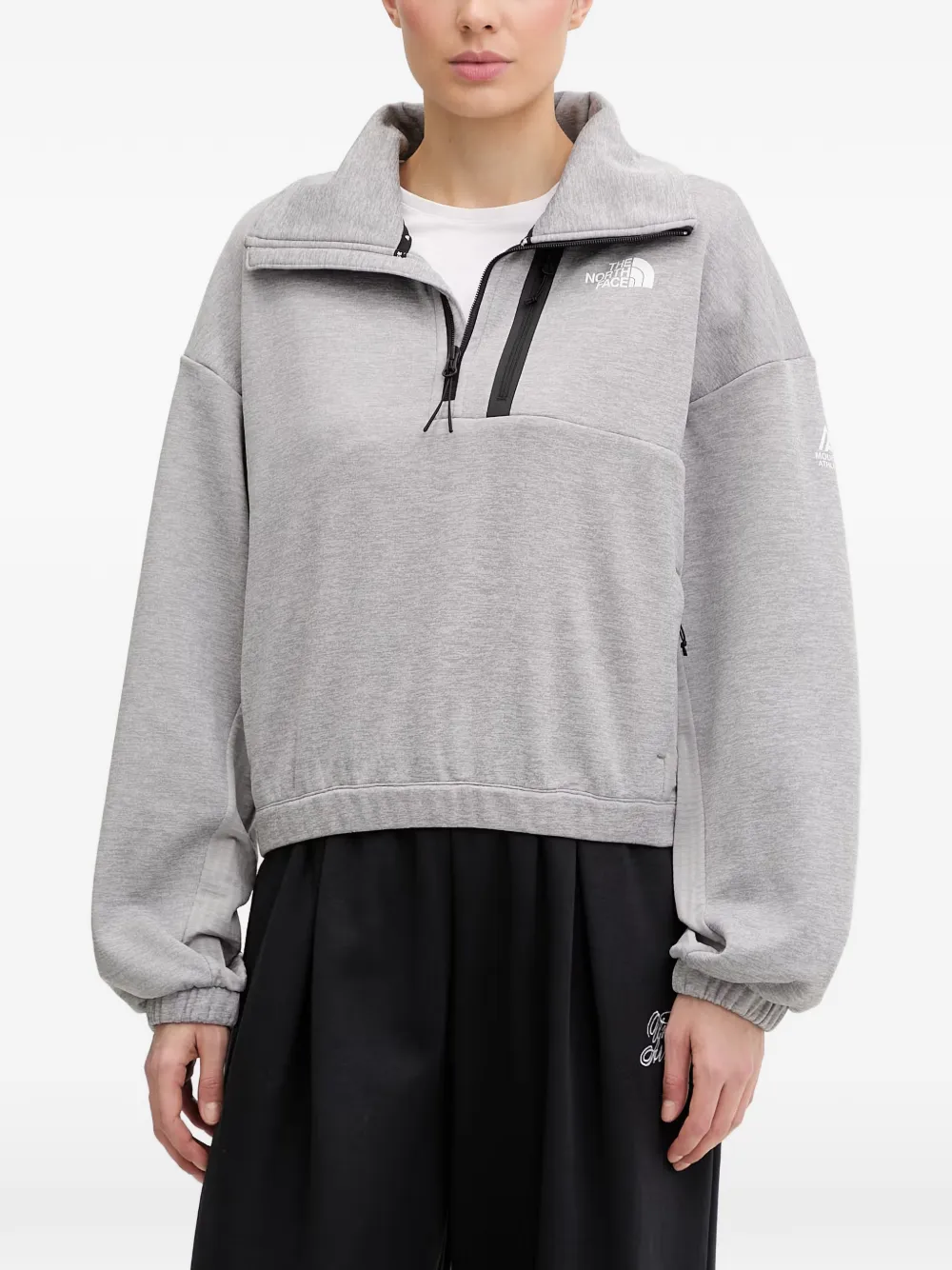 The North Face Mountain Athletics Sweatshirt mit Reißverschluss - Grau