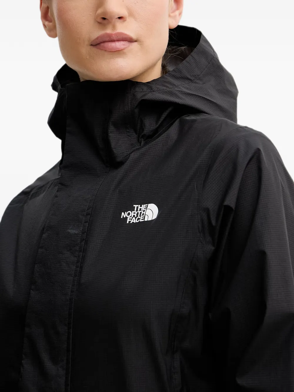 The North Face Ripstop opvouwbare parka met capuchon Zwart